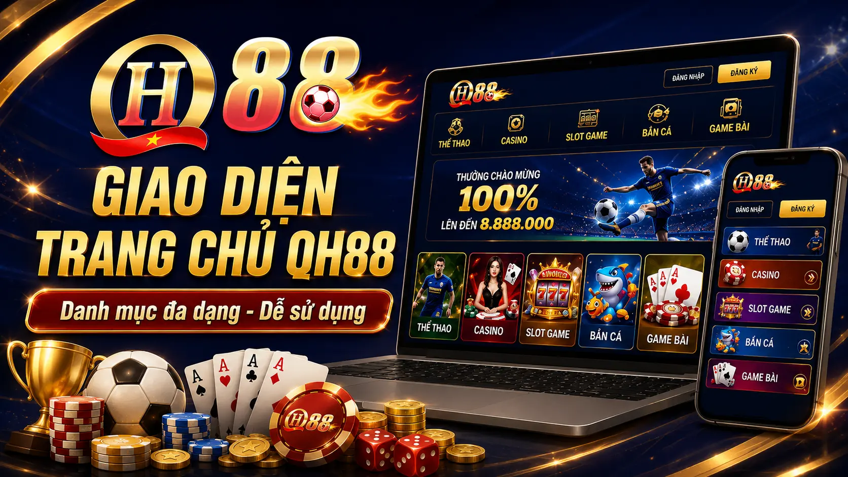 Giao diện trực quan, dễ sử dụng